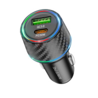 АЗУ BOROFONE BZ21, 1USB/1Type-C, QC3.0+PD30W, 3A, черный