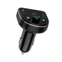 FM modulator Hoco DE1, 2USB/microSD/BТ4.2, 12-24V/5V/2.1A, черный