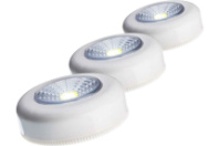 Фонарь Космос KOC304B, 1ВтCOBLED, 3xAAA, самоклеящийся, белый