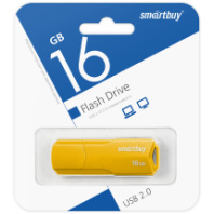 Накопитель USB 16Gb SmartBuy Clue Yellow Накопитель USB 16Gb SmartBuy Clue Yellow