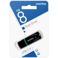 Накопитель USB 8Gb SmartBuy Paean Black