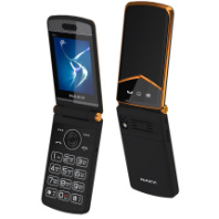 Телефон Maxvi E11 Black/Gold