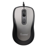 Мышь SmartBuy 353, USB, пров.,опт.,4кн., 800-2400dpi, серый