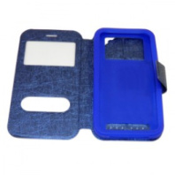 Чехол Window 4.7" сил. вставка с имитацией царапин, синий