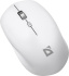 Мышь DEFENDER Velvet MB-406, АКБ, 2.4ГГц+Bluetooth, беспр.,опт.,3кн., 800-1600dpi, белый