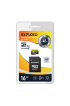 Карта памяти micro SD 16Gb Exployd class 10 UHS-1 Elite с адаптером Карта памяти micro SD 16Gb Exployd class 10 UHS-1 Elite с адаптером