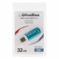 Накопитель USB 32Gb OltraMax 230 St Blue Накопитель USB 32Gb OltraMax 230 St Blue