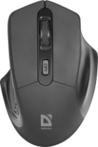 Мышь DEFENDER Datum MB-345 беспр.,опт.,4кн., 800-1600dpi, черный