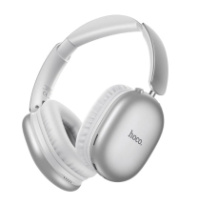 Гарнитура Bluetooth Hoco W73, полноразмерная, App, серебро