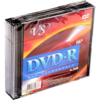 Диск VS DVD-R 4,7Gb 16x slim/5