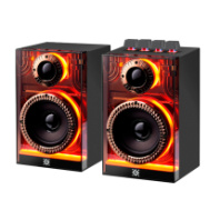 Ак.система 2.0 DEFENDER Futuro 20Вт, BT/USB/TF/AUX/2400мА*ч, черный