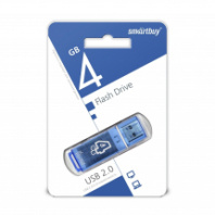 Накопитель USB 4Gb SmartBuy Glossy Blue