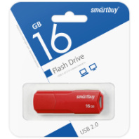 Накопитель USB 16Gb SmartBuy Clue Red