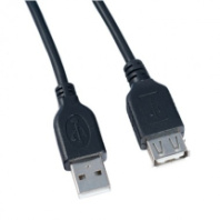 Кабель удлинитель USB - USB 2.0 (AM-AF) 3м Perfeo черный