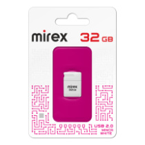 Накопитель USB 32Gb Mirex Minca White короткая