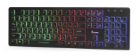 Клавиатура SmartBuy One 305, USB, Rainbow, мембран.,104кл., черный