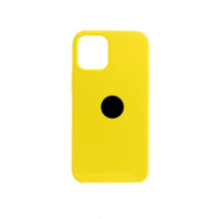 Чехол-накладка для iPhone 12 mini Silicone Case Yellow
