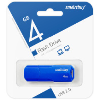 Накопитель USB 4Gb SmartBuy Clue Blue