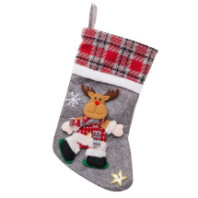 Подарочная упаковка - новогодний носок New Year (multi color) (003)