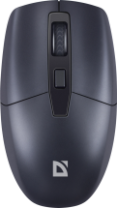 Мышь DEFENDER Modern MB-985, беспр.,опт.,4кн., 800-1600dpi, бесшумная, черный