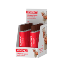Клей "Контакт" обувной, водостойкий, 30мл ШОУ БОКС (1/10/120)