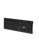Клавиатура беспр. SmartBuy 238, USB, мембран.,104кл., до 10м, черный