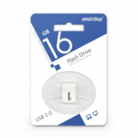 Накопитель USB 16Gb SmartBuy Lara White короткая Накопитель USB 16Gb SmartBuy Lara White короткая
