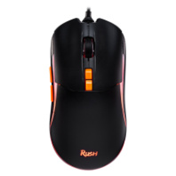 Мышь SmartBuy 752G Rush X22, USB, бесшум.,игров.,пров.,опт.,7кн., 1200-7200dpi, черный