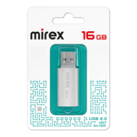 Накопитель USB 16Gb Mirex Unit Silver Накопитель USB 16Gb Mirex Unit Silver