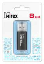 Накопитель USB 8Gb Mirex Unit Black