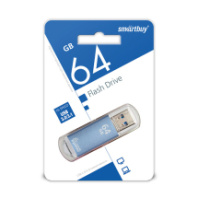 Накопитель USB 64Gb SmartBuy V-Cut Blue 3.0 Накопитель USB 64Gb SmartBuy V-Cut Blue 3.0
