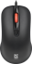 Мышь DEFENDER Omega MB-522, пров.,опт.,4кн., 800-1600dpi, бесшумная, черный