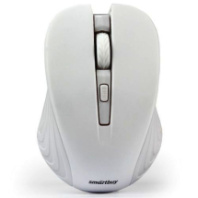 Мышь SmartBuy 340AG One, USB, беспр.,опт.,4кн., 800-1600dpi, белый
