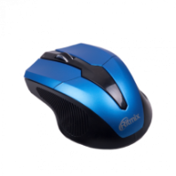 Мышь RITMIX RMW-560, беспр.,опт.,4кн., 800-1600dpi, черный/синий
