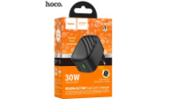 СЗУ Hoco CS102A, 1USB/1Type-C, QC3.0+PD30W, 3A, черный