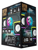 Ак. система 2.1 Qumo MIRAGE AS015, 15Вт, Bluetooth, USB+Jack 3,5мм, Объемное звучание, RGB, черный Ак. система 2.1 Qumo MIRAGE AS015, 15Вт, Bluetooth, USB+Jack 3,5мм, Объемное звучание, RGB, черный