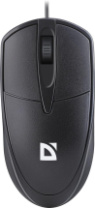 Мышь DEFENDER Trace MB-989, пров.,опт.,3кн., 1000dpi, черный