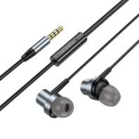 Гарнитура Borofone BM87, внутриканальная, серый металлик