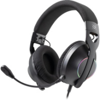 Гарнитура полноразмерная Defender Weaver, игровая, 2м, 4pin jack+USB, RGB, черный