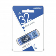 Накопитель USB 32Gb SmartBuy Glossy Blue