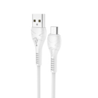 Кабель HOCO MicroUSB X37, 2.4А, ПВХ, 1м, белый 1/30/300(мятая упаковка)