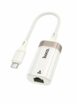 Сетевой адаптер HOCO UA41B, Type-C - LAN(RJ45), абрикосовый Сетевой адаптер HOCO UA41B, Type-C - LAN(RJ45), абрикосовый