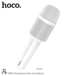 Беспроводной караоке микрофон с динамиком Hoco DBK1, белый