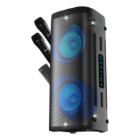 Колонка SmartBuy DESTINY, 140Вт, Bluetooth/USB/MicroSD/FM/LED/пауэрбанк/ПДУ 2 б/п микрофона черный