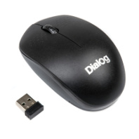 Мышь Dialog Comfort MROC-13U, беспр.,опт.,3кн., 1200dpi, черный