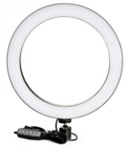 Кольцевая лампа - 20 см (мятая упаковка)