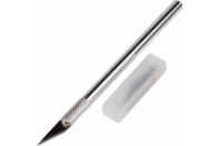 Нож с перовым лезвием, 5 зап. лезвий (скальпель) Rexant Нож с перовым лезвием, 5 зап. лезвий (скальпель) Rexant