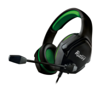 Гарнитура полноразмерная SmartBuy RUSH ASPID, игровая, 1.8м, 4pin jack+2*AUX 3.5мм, черный/зеленый