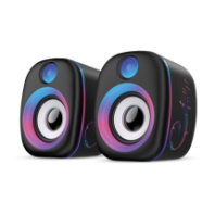 Ак.система 2.0 SmartBuy RHAPSODY, 6Вт, RGB, черный