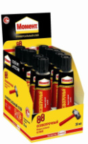 Клей "Момент" ОСОБОПРОЧНЫЙ 88, 30мл ШОУ БОКС (10/120/3840)